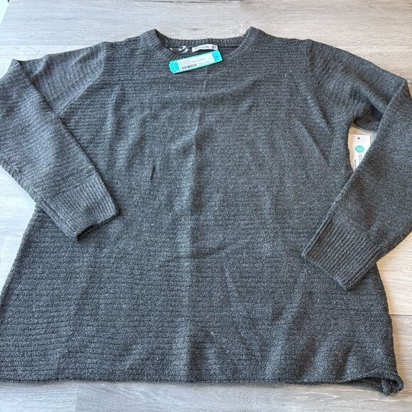 Pink clover Blake Ribbed Long Sleeve Pullover Dark Grey XL Stitch‎ Fix Nwt - Picture 6 of 7